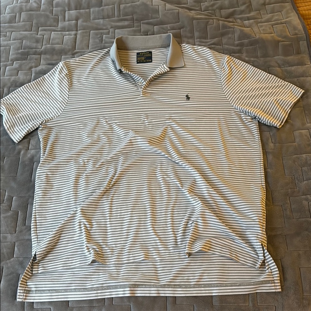 Men's Striped Polo Shirt